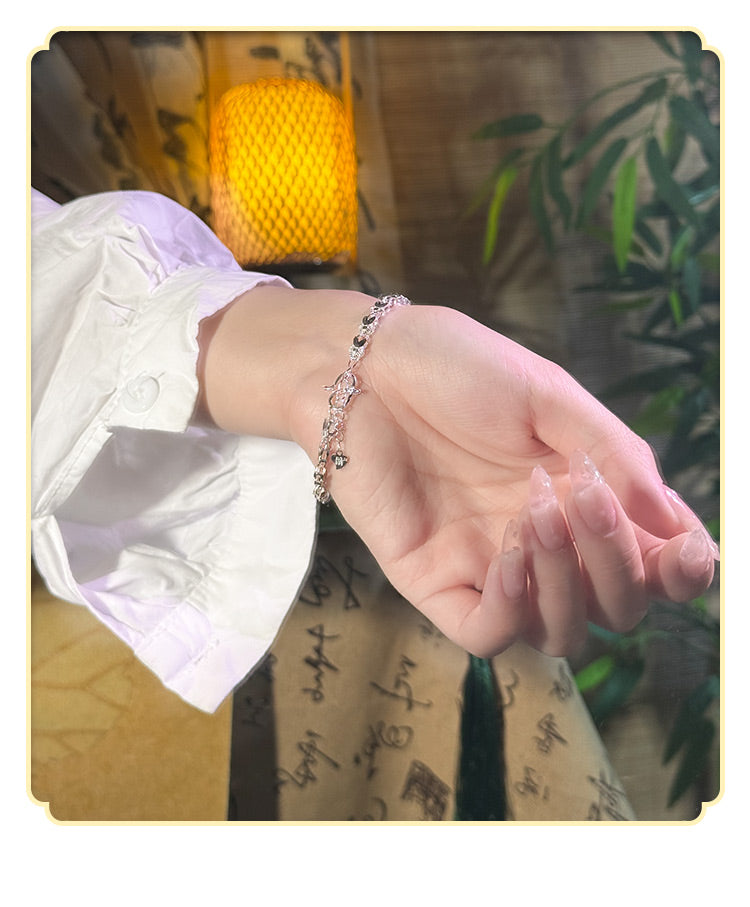 Gelang Perak 999 Zodiac Rubbit Bunny Adjustable Resizeable 20g Desain Fashion Sederhana Silver 999 Bracelet Zodiac Rubbit Bunny Adjustable Resizeable 20g Simple Fashion Design
