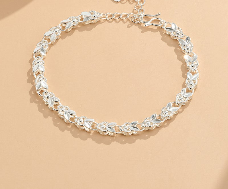 Gelang Perak 999 Zodiac Rubbit Bunny Adjustable Resizeable 20g Desain Fashion Sederhana Silver 999 Bracelet Zodiac Rubbit Bunny Adjustable Resizeable 20g Simple Fashion Design