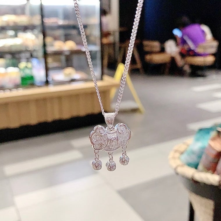 17. Kalung Liontin Sehat Bahagia Perak 999 dengan Tanda & Sertifikasi S999 17. Healty Happy Pendant Necklace Siver 999 with S999 Mark & Certification