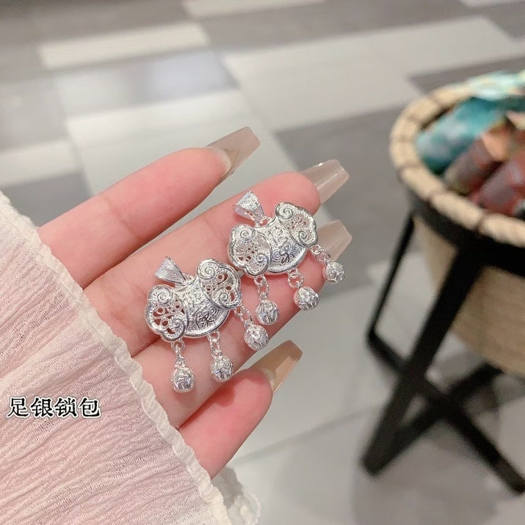 17. Kalung Liontin Sehat Bahagia Perak 999 dengan Tanda & Sertifikasi S999 17. Healty Happy Pendant Necklace Siver 999 with S999 Mark & Certification