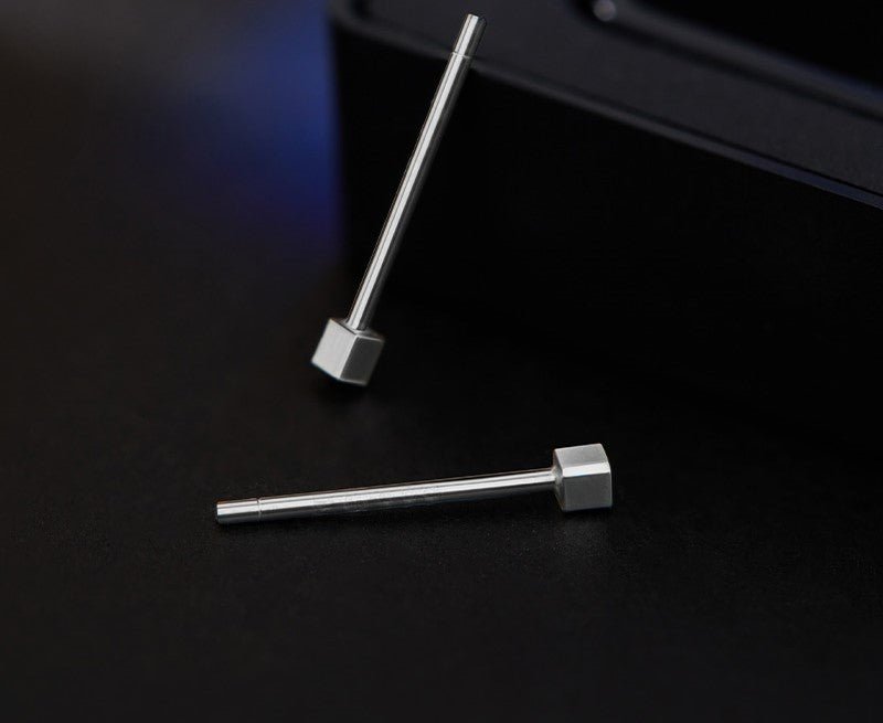 Anting Perak 999 Stud Desain Fashion Sederhana Silver 999 Earrings Stud Simple Fashion Design