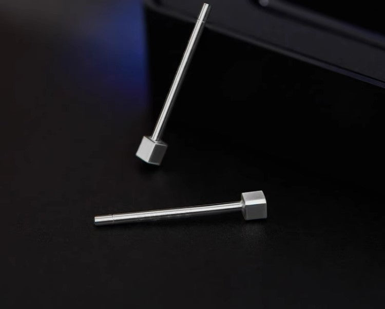 Anting Perak 999 Stud Desain Fashion Sederhana Silver 999 Earrings Stud Simple Fashion Design