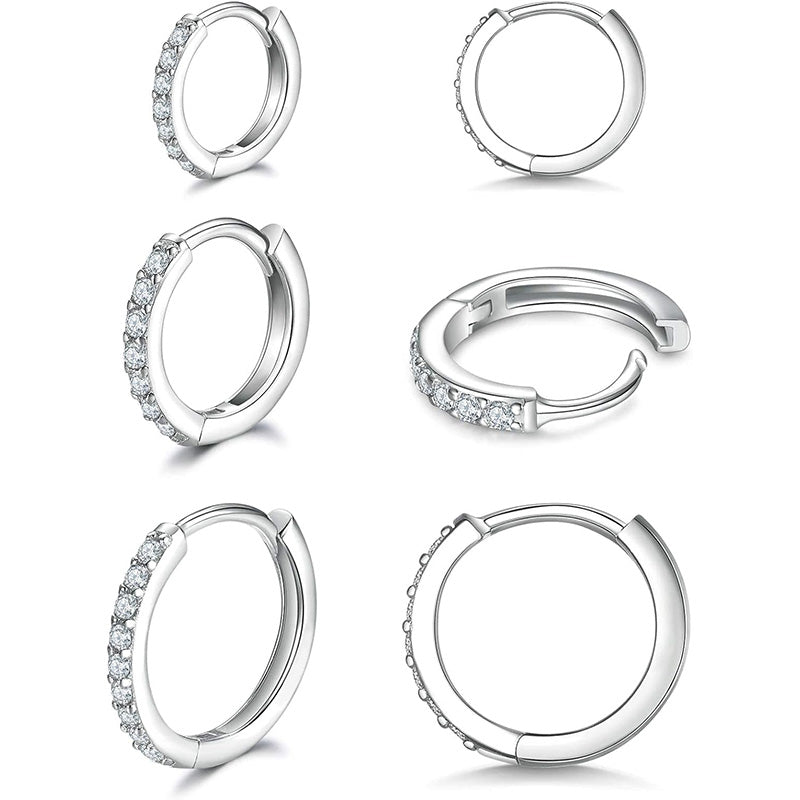 Anting Hoop S925 Desain Anting Fashion & Sederhana Hoop Earrings S925 Fashion & Simple Earrings Design