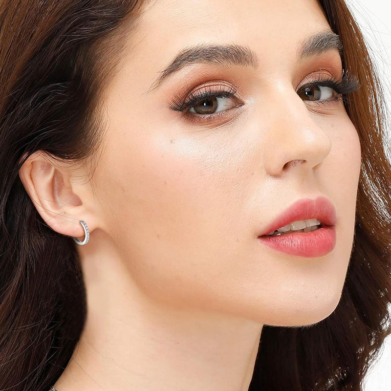 Anting Hoop S925 Desain Anting Fashion & Sederhana Hoop Earrings S925 Fashion & Simple Earrings Design
