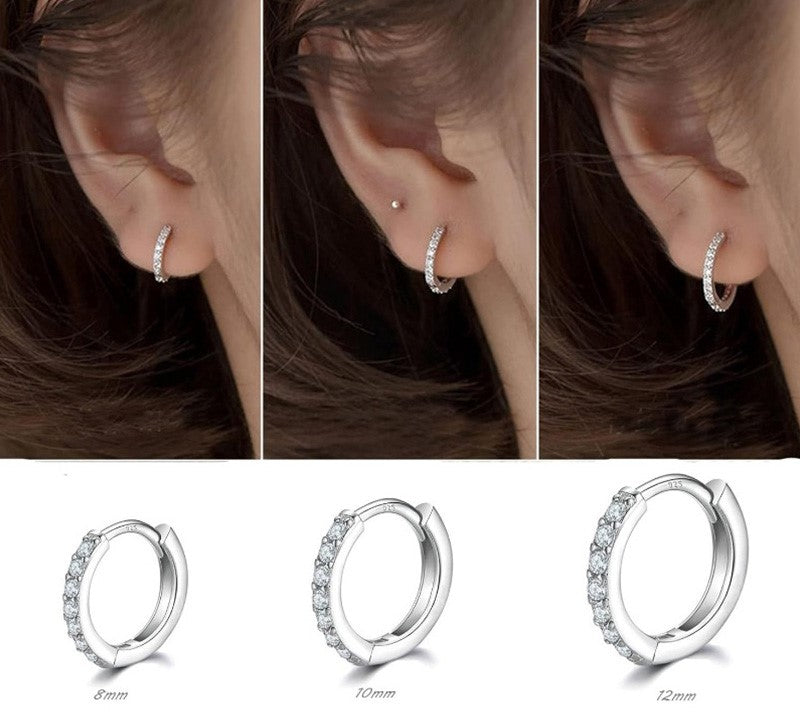 Anting Hoop S925 Desain Anting Fashion & Sederhana Hoop Earrings S925 Fashion & Simple Earrings Design