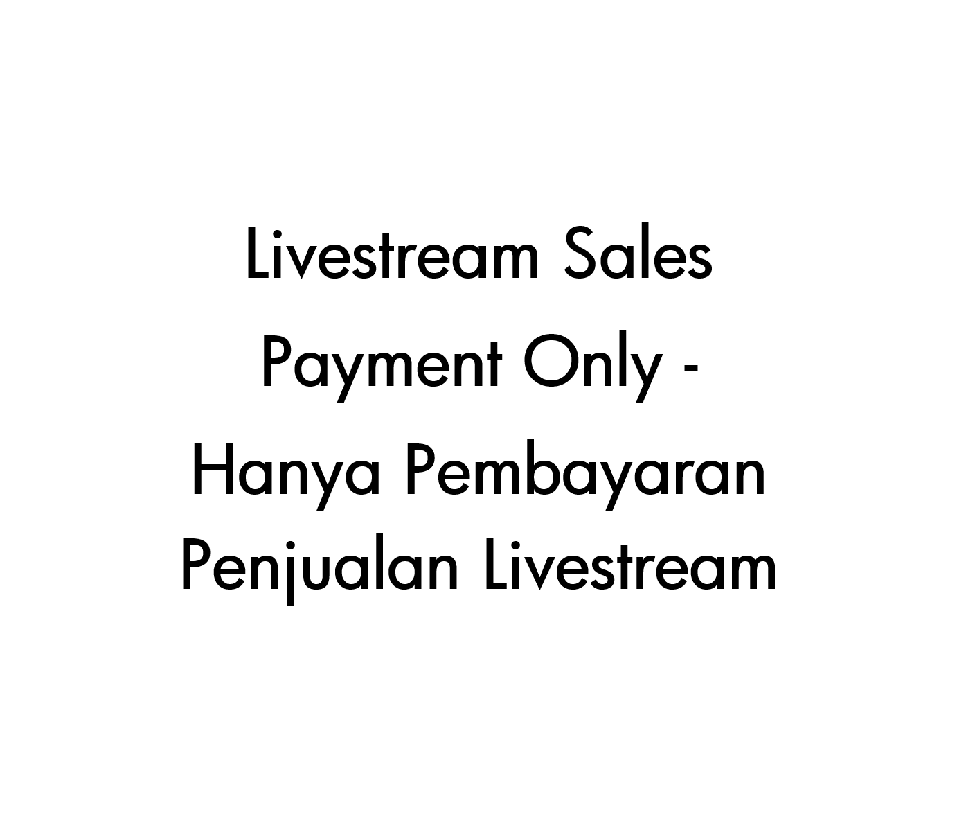 JJS 1K//J. Jade Shop Payment Link for Livestreaming Sales Only//Tautan Pembayaran Hanya untuk Penjualan Livestreaming