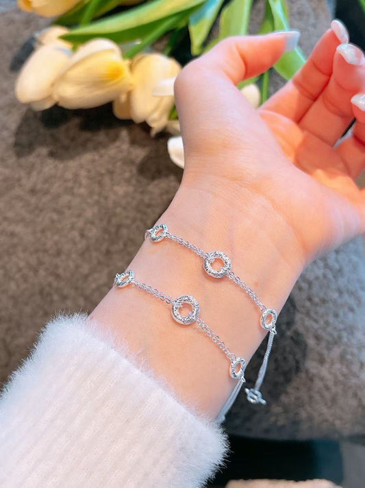 6. Gelang Donut Silver 999 dengan Tanda & Sertifikasi S999 6. Donut Siver 999 Bracelets with S999 Mark & Certification